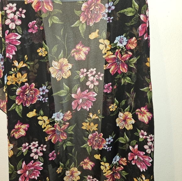 Rue 21 Womans Floral Cardigan - Picture 11 of 11